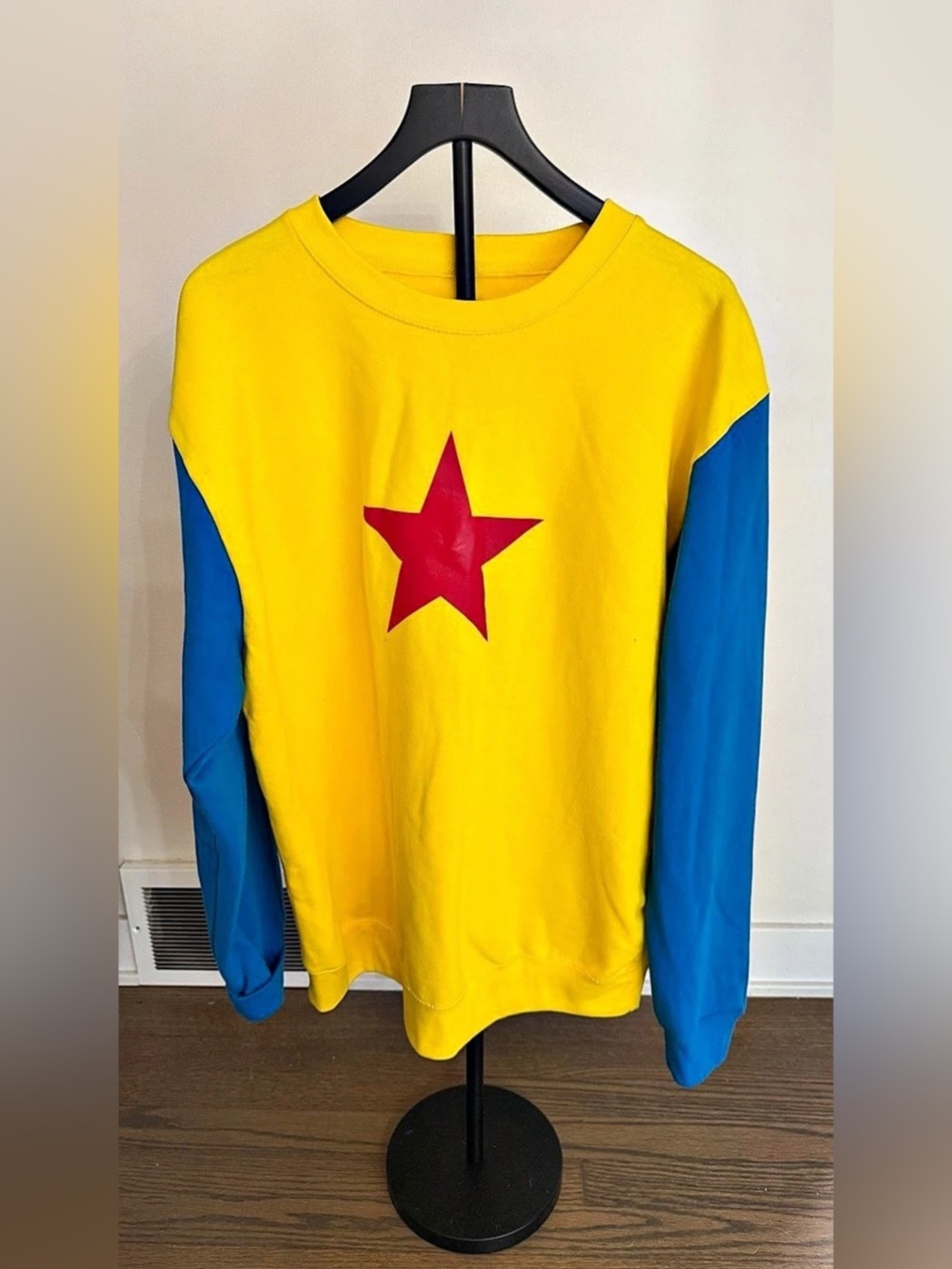 VINTAGE/CANVAS/Color Block Star Long Sleeve Top